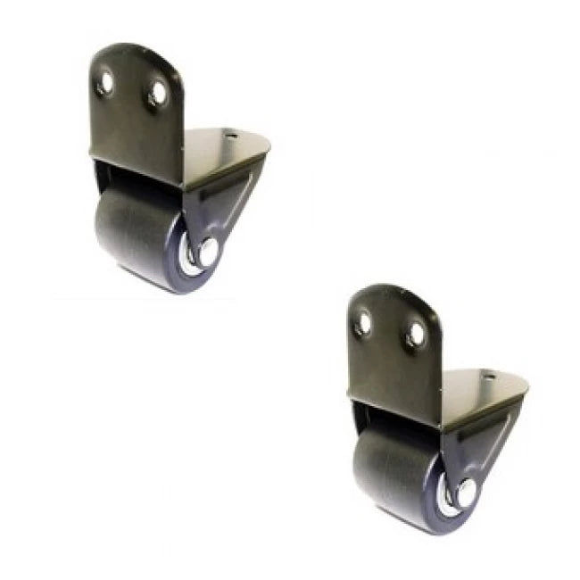 Penn Elcom 0133BK | Rueda de 11/2" Sobrepuesta con Agujeros de Montaje