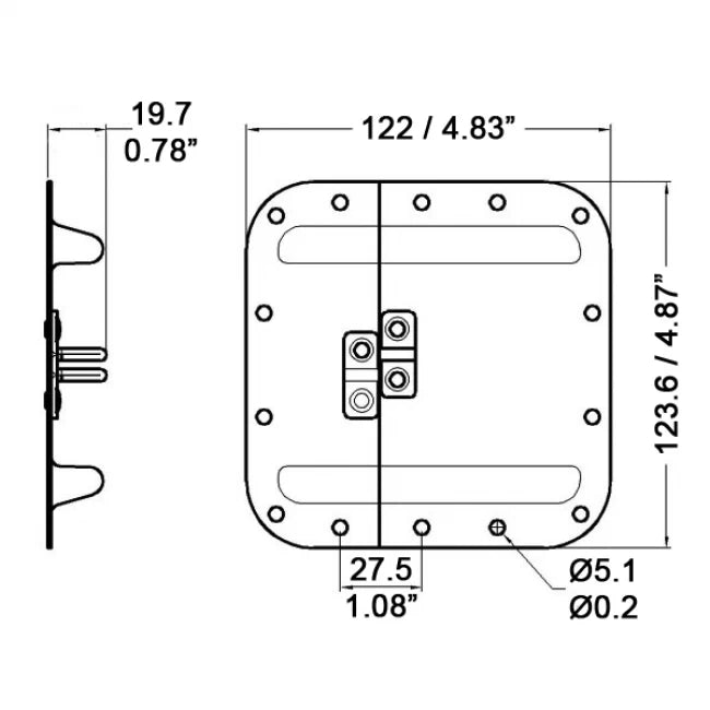 PENN ELCOM 4880 | Chapa Sobrepuesta Candado
