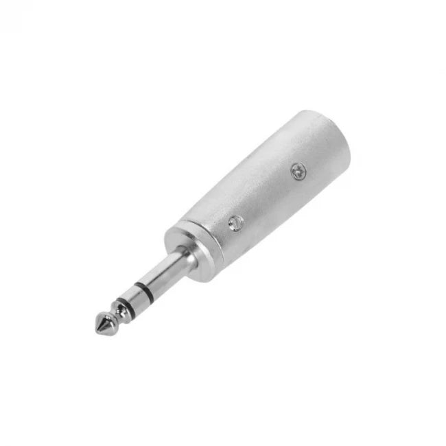 ADAM HALL 7855 | Conector adaptador Jack macho estéreo a XLR macho 6.3mm