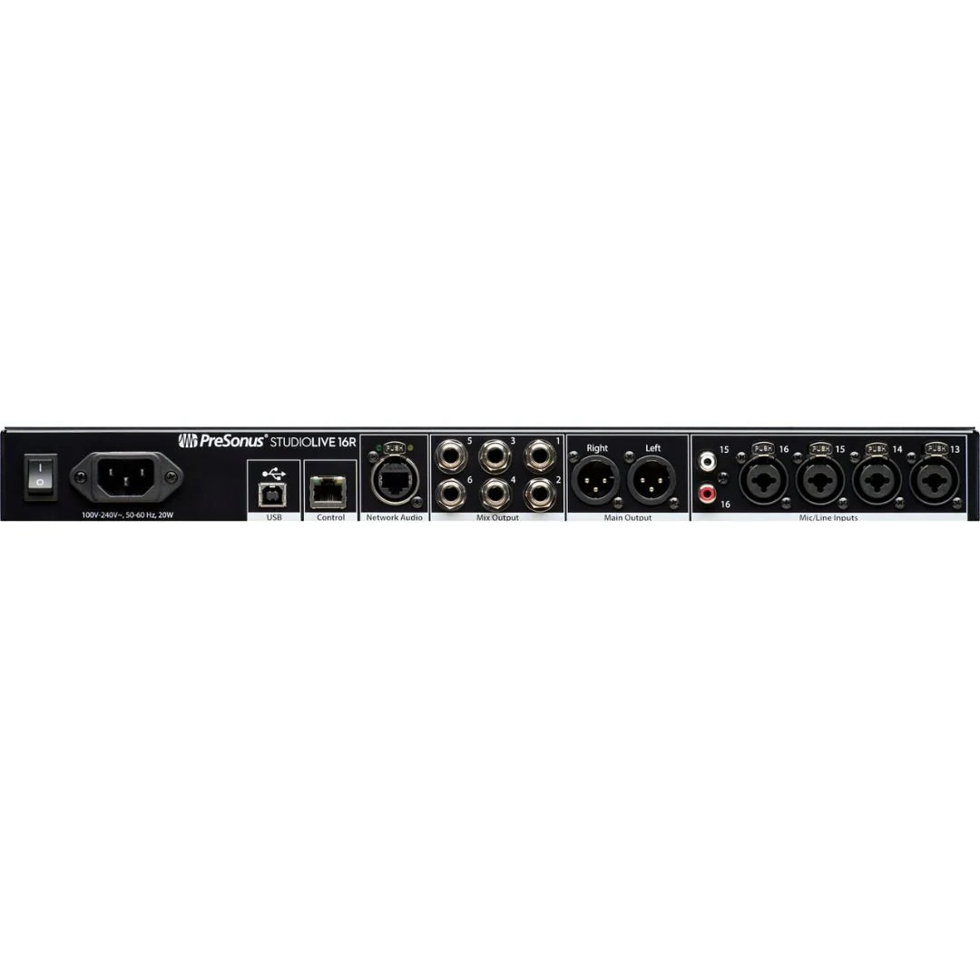 Presonus StudioLive 16R Consola Digital en Formato Rack de 16 canales