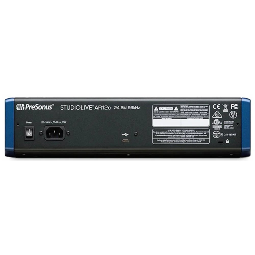 Presonus SLAR12C Presonus StudioLive AR12C Mezclador Análogo 12 Canales