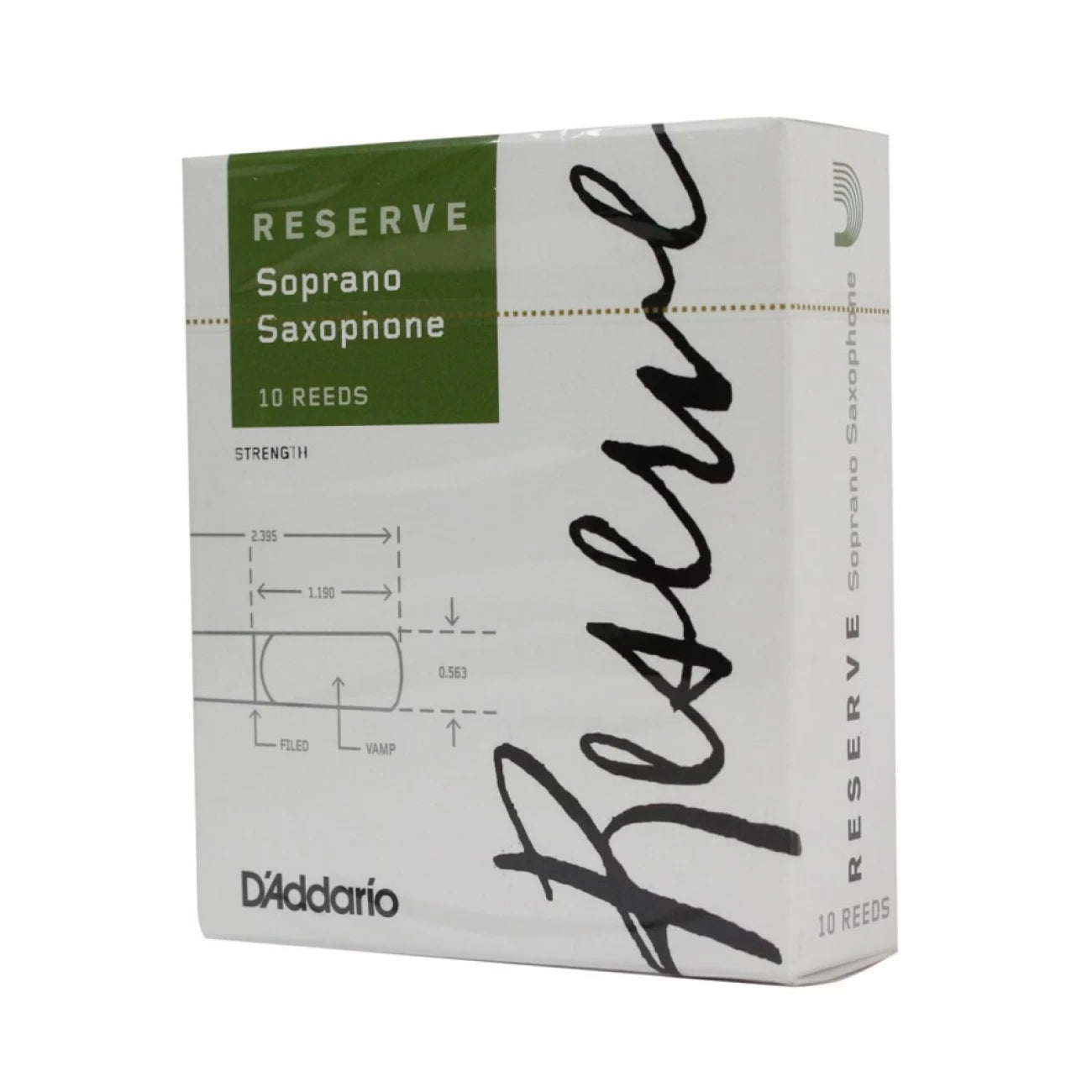 RICO DIR1035 | Caña Reserve Saxo Soprano 3,5 - pack 10 unidades