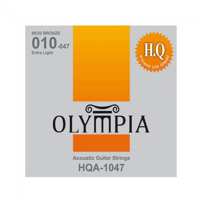 OLYMPIA HQA1047 | Cuerdas para Guitarra Acústica Calibres 10-47