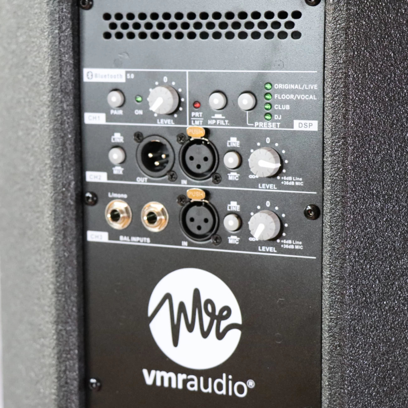VMR AUDIO TOUR15-DSP | Caja bafle activo de 15 pulgadas de madera con DSP