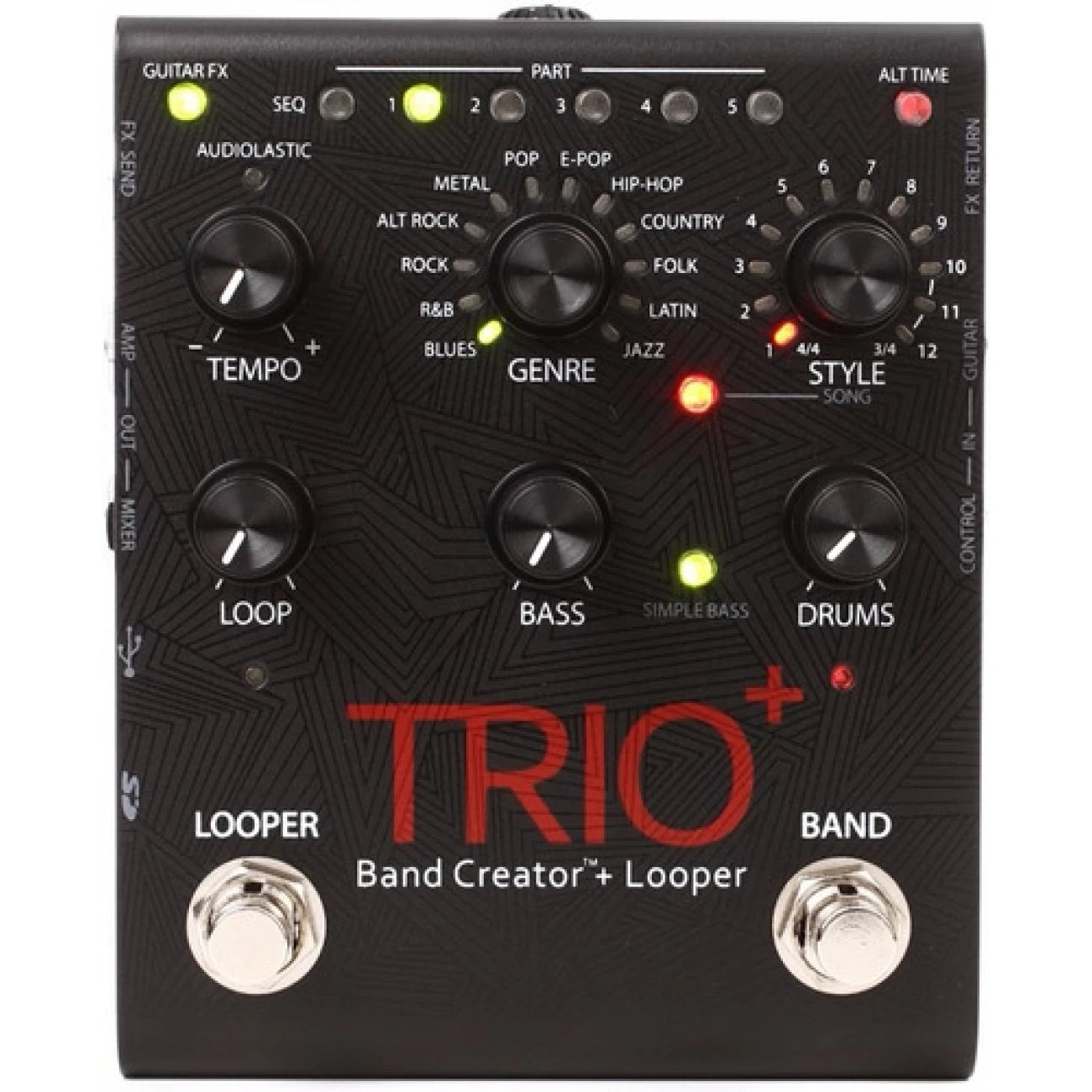 DIGITECH PEDAL PARA GUITARRA TRIOPLUS V-04