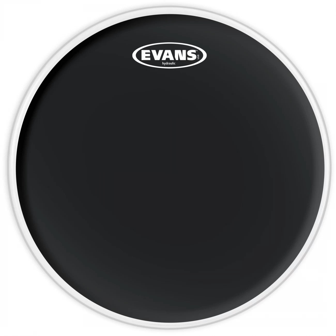 EVANS TT12HBG | Parche Bateria Hydraulic Clear Negro 12