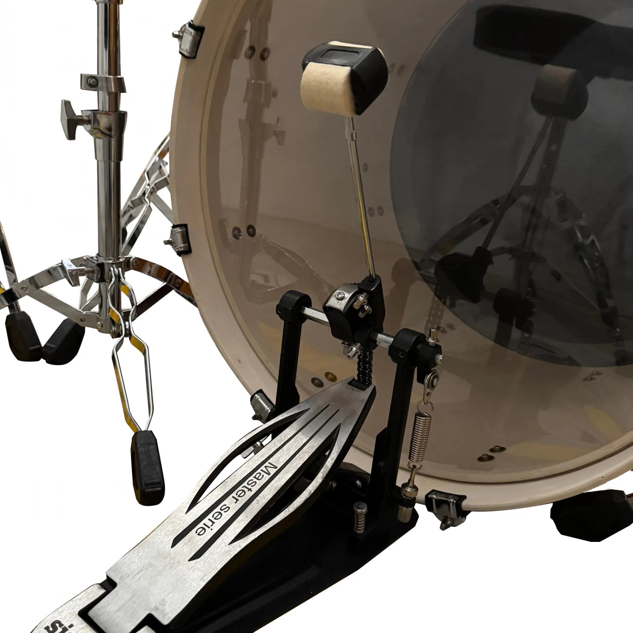 Wotan W-ACOUSTICS-DRUM6K-YL | Batería acústica de 5 cuerpos color dorado holográfico
