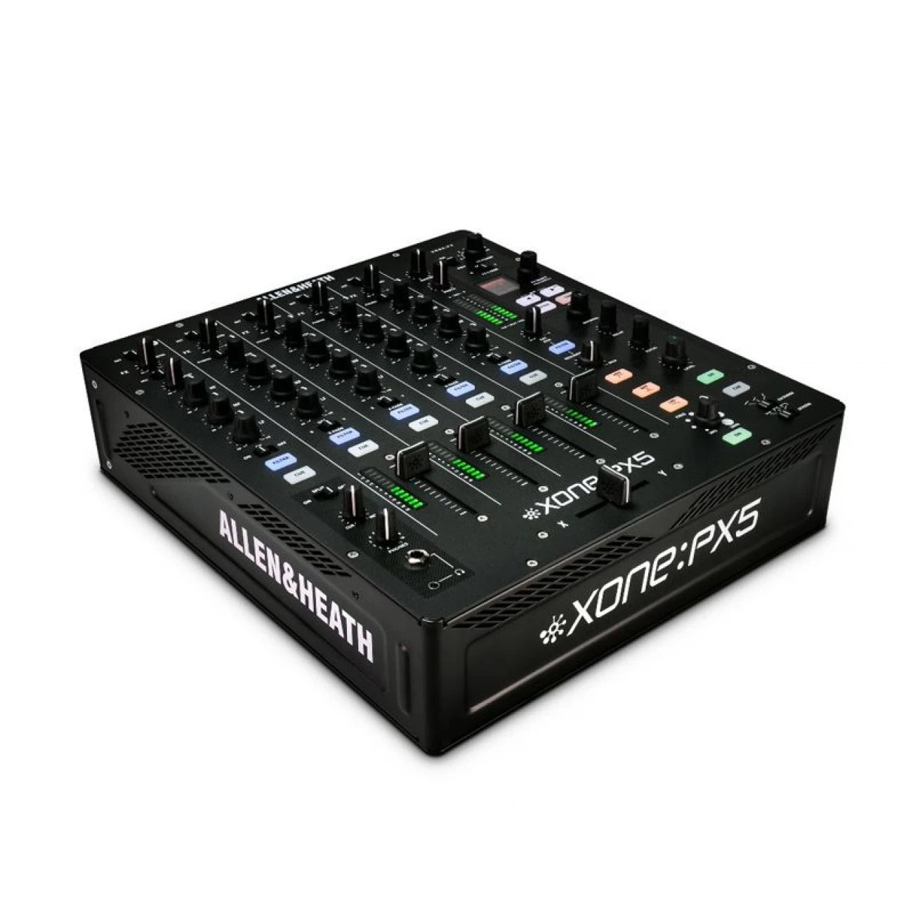 Mixer DJ analógico 4+1 canales con efectos digitales + interfaz