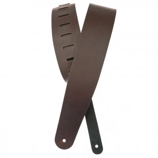Daddario 25LS00-DX | Correa de guitarra clásica de cuero con puntada en contraste, color negro