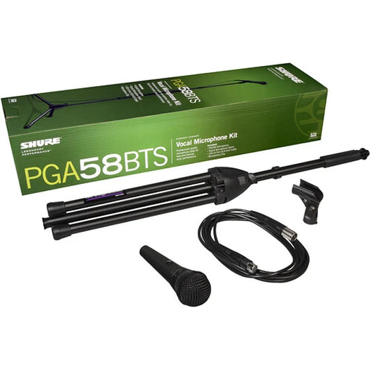 Shure PGA58BTS Kit de micrófono vocal con micrófono cardioide PGA58