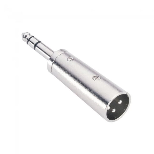 ADAM HALL 7855 | Conector adaptador Jack macho estéreo a XLR macho 6.3mm