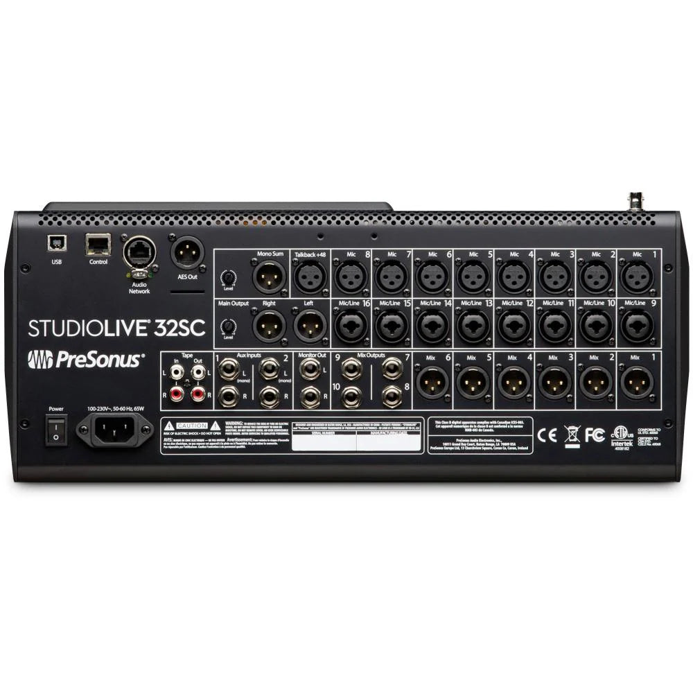 Presonus StudioLive 32SC Consola de Audio Digital de 32 Canales