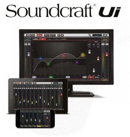 Soundcraft UI16 Mezclador Digital de Rack 16 canales.