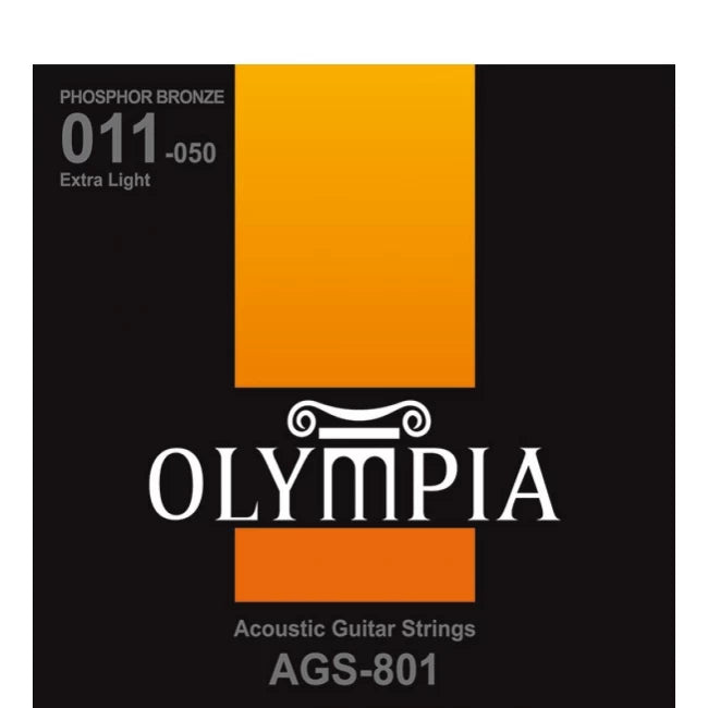 OLYMPIA AGS580 | Cuerdas para Guitarra Acústica Light Calibres 12-53