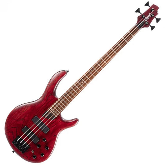 CORT B4-ELEMENT-OPBR | Bajo eléctrico de cuatro cuerdas B4 Element Rojo Burgundy Poro Abierto