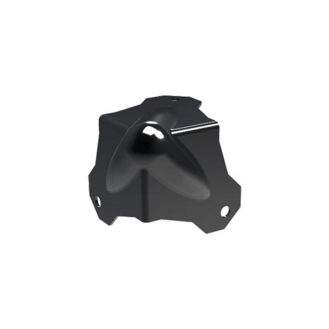 PENN ELCOM C1080K | Esquinero de bola ovalada mediano color negro