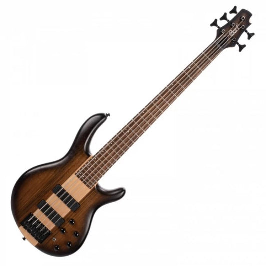 CORT C5-PLUS-OVMH-ABB | Bajo eléctrico de 5 cuerdas Antique Brown Burst