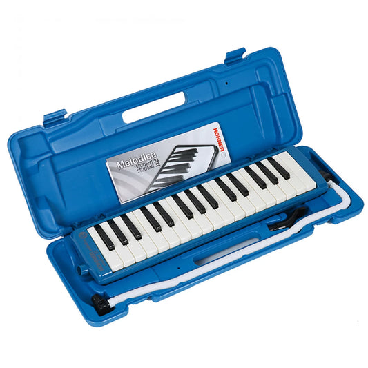 HOHNER C94325 | Flauta Melódica Student Azul de 32 Teclas