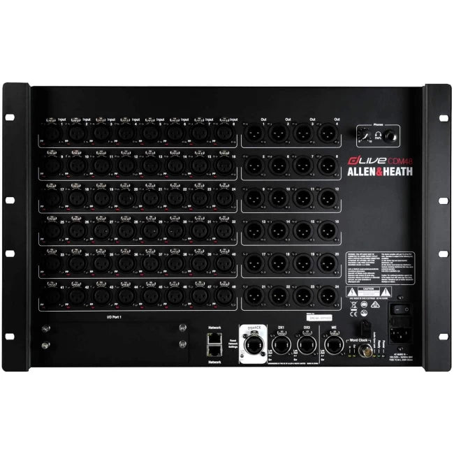Allen & Heath CDM48 | MixRack de 48 Entradas/24 Salidas para Sistemas dLive C Class