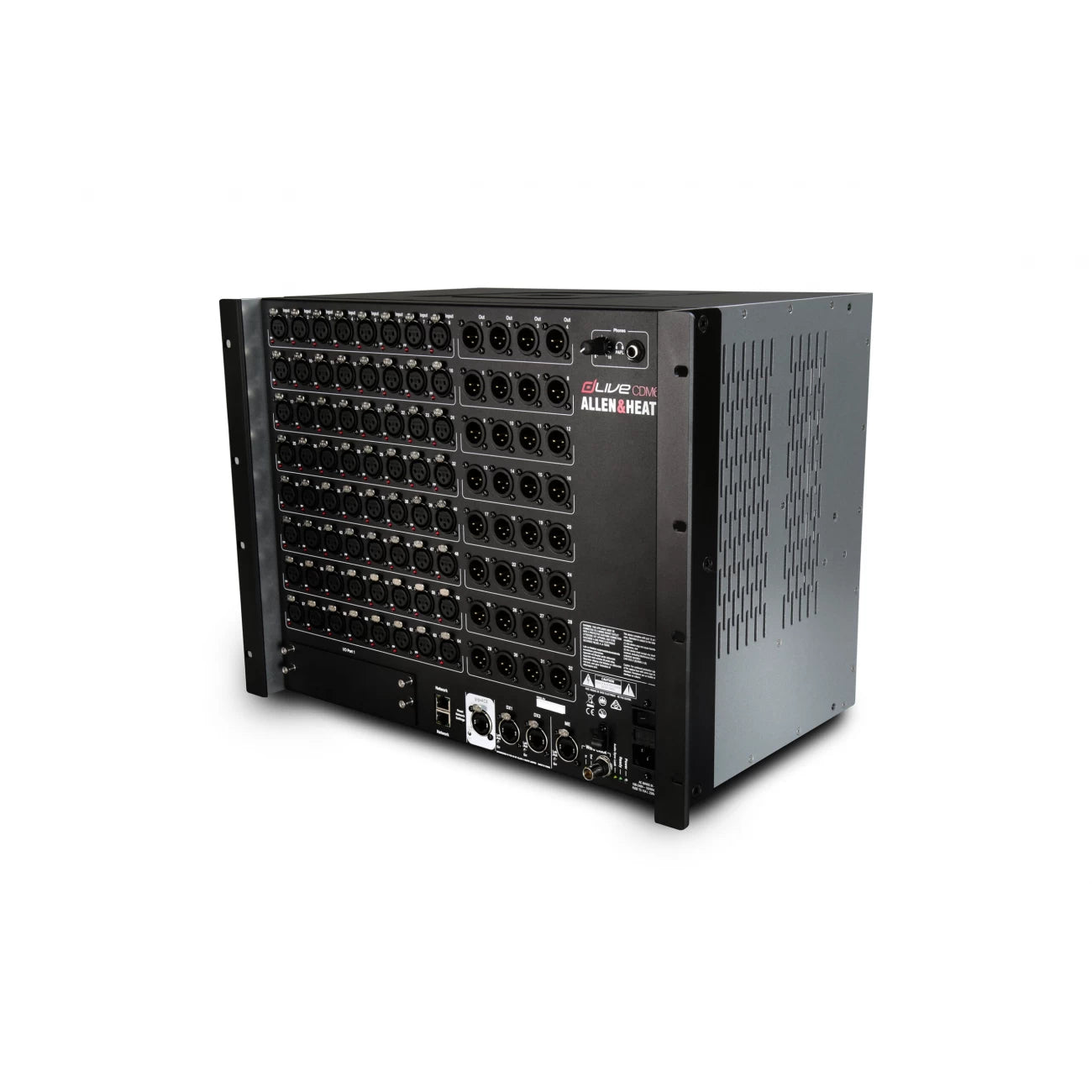 Mix Audio rack de 64 entradas de micrófono / línea y 32 salidas de línea