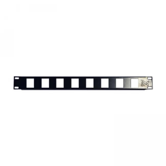 Rack Research (NACIONAL) CH15 | Chapa Panel para Rack de 8 Tomas