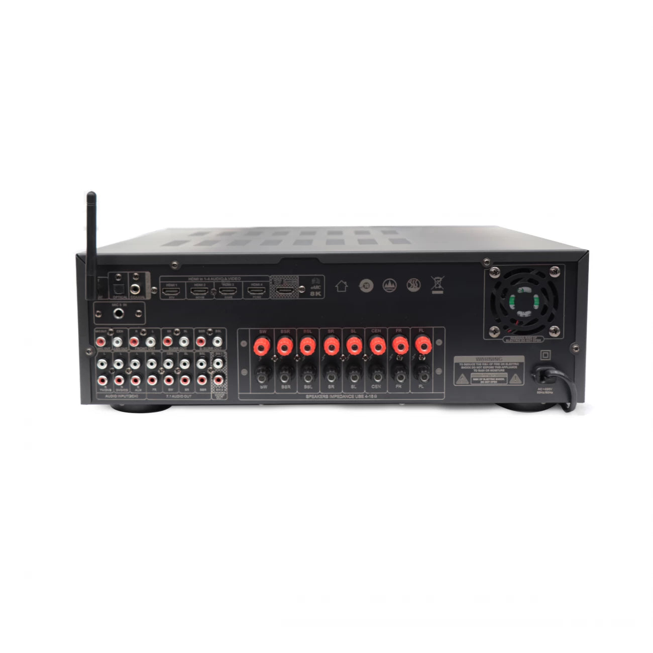 VMR Amplificador 2*150w+180w+150w+2*120w+2*120w=1110W