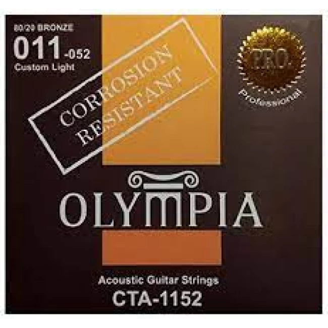 OLYMPIA CTA1152 | Set de cuerdas para guitarra acústica 011-052