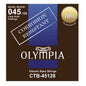 OLYMPIA CTB45128 | Cuerdas para Bajo Eléctrico de 5 Cuerdas Calibres 45-128