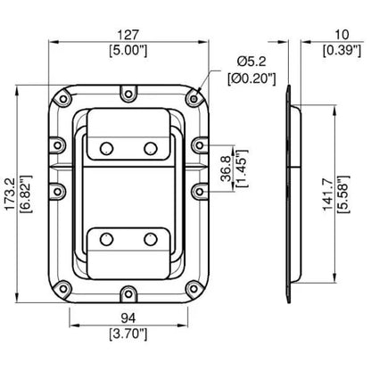 Penn Elcom D8927Z | Tope embutir grande