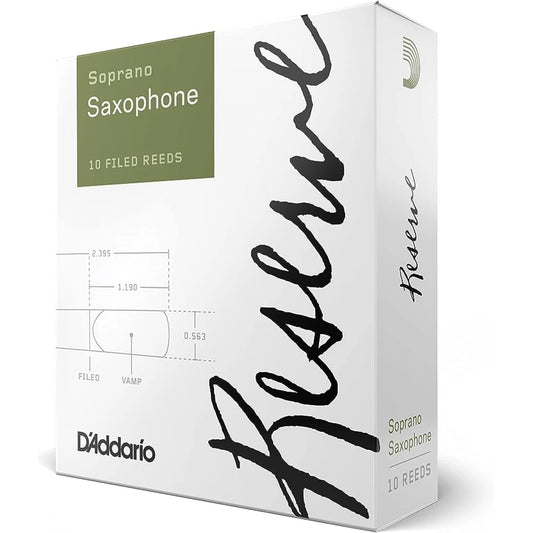 RICO DIR1030 | Caña Reserve Saxo Soprano Daddario número 3 / pack 10 unidades