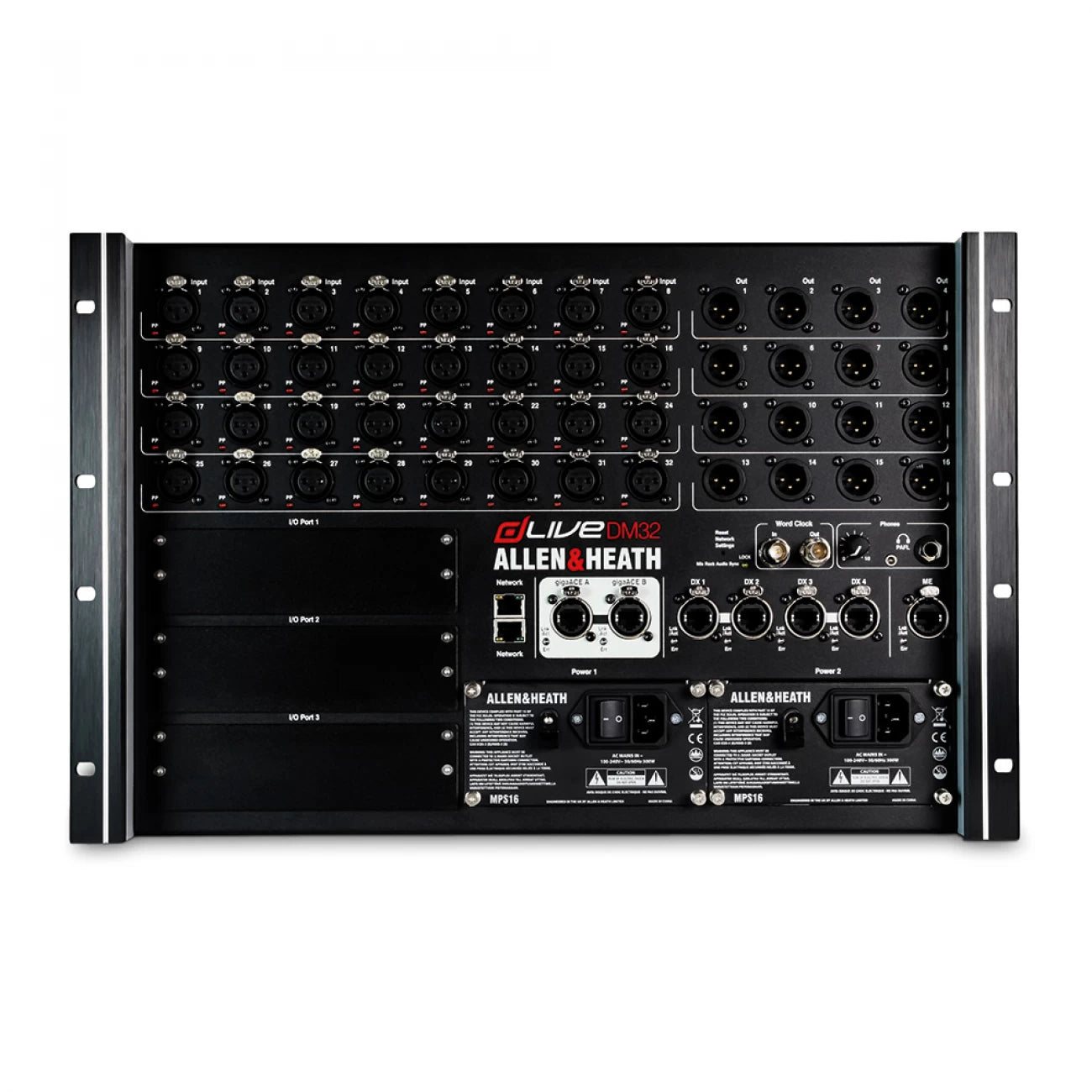 MixRack de 32 entradas para sistema de mezcla digital dLive