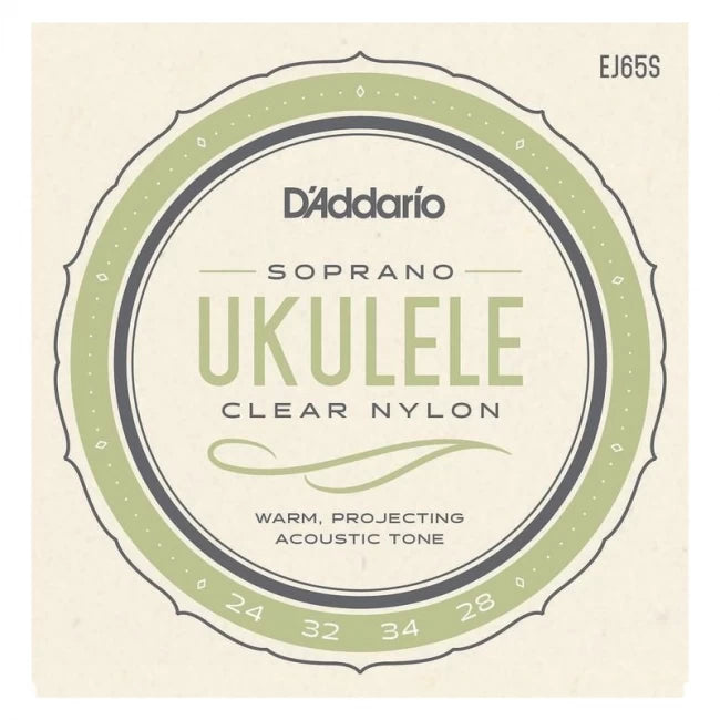 DADDARIO EJ65S | Set de cuerdas de Nylon para ukelele soprano