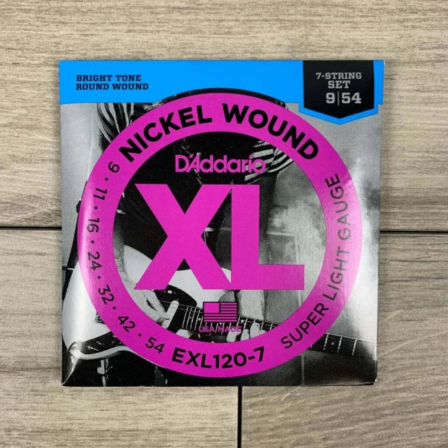 Daddario EXL120-7 | Cuerdas de guitarra eléctrica XL