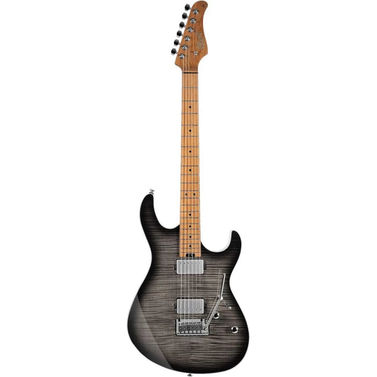 CORT G290FAT-II-TBB | Guitarra eléctrica con diapasón de arce tostado Trans Black Burst