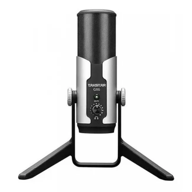 TAKSTAR GX6 | Micrófono Condenser de Dirección Lateral USB