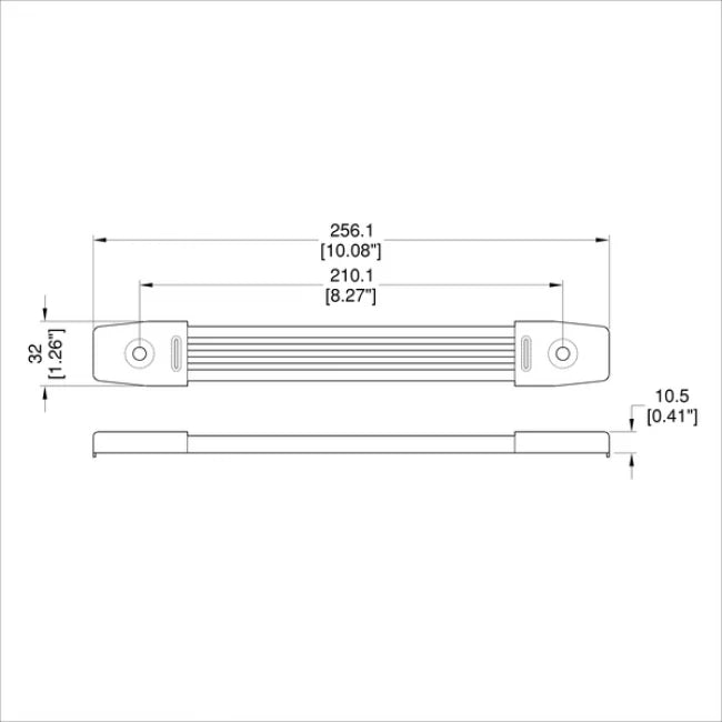 Penn Elcom H1010N | Manija Tipo Correa con Lamina de Acero y Soporte de Metal