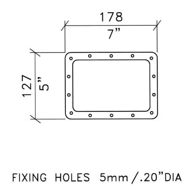 Penn Elcom H1065-BP | Plato trasero p/ Manija