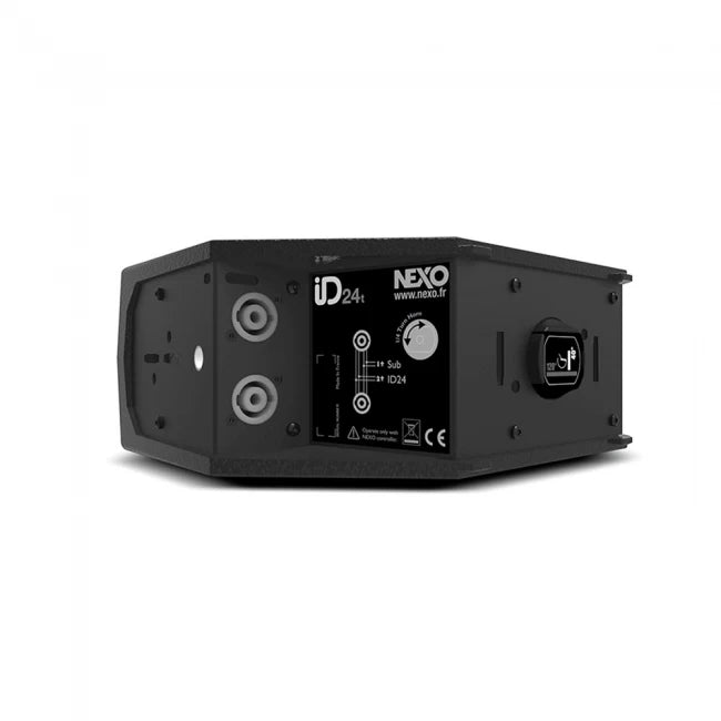 Nexo ID24-T12040 | Altavoz Negro Compacto de Rango Completo de 132mm x 233mm