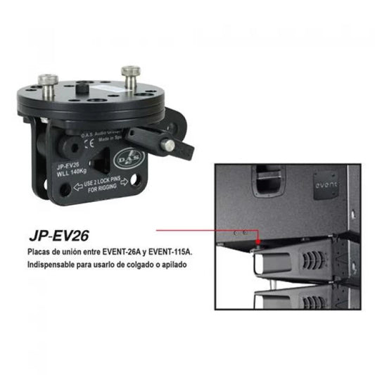 DAS AUDIO JP-EV26 | Placas de unión para event 26A / 155A
