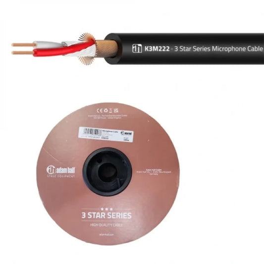 ADAM HALL K3M222 | Cable para Micrófono 2x 0.22 mm