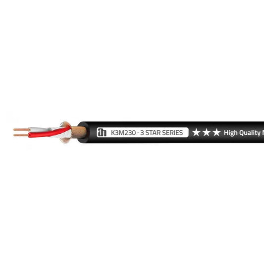 ADAM HALL K3M230 | Cable para microfono 2x 0.30 mm2 x Metro
