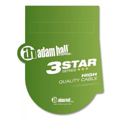 ADAM HALL K3MMP0300 | Cable Micrófono XLR Macho a Jack mono 3 metros