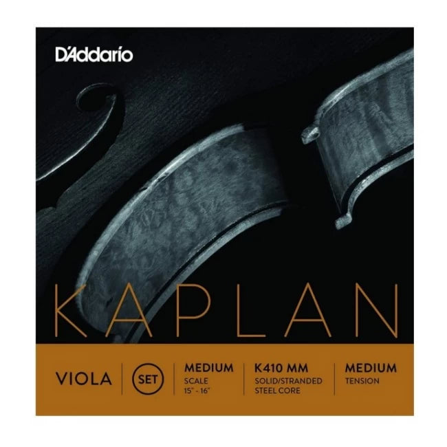 DADDARIO K410-MM | set de cuerdas Kaplan para Viola media Tension (Escala media)