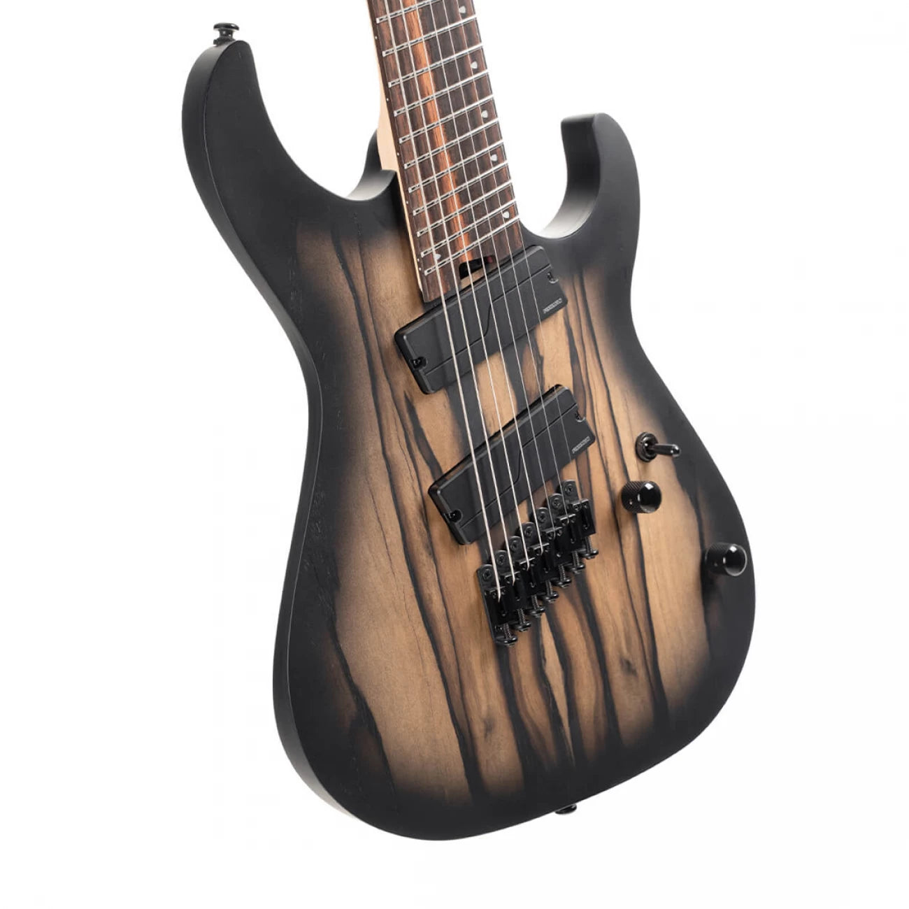 CORT KX507MS-NBB | Guitarra eléctrica de 7 cuerdas Natural Black Burst