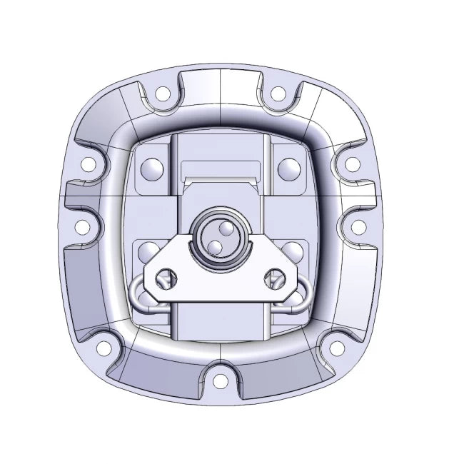 Penn Elcom L805-928Z | Chapa embutida mediana
