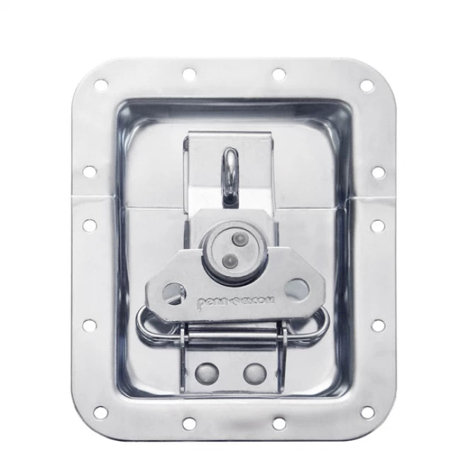 Penn Elcom L935/579PD | Cierre mariposa grande con relieve base corta y porta candado