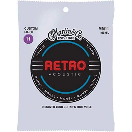 MARTIN & CO M011 | Cuerda para guitarra acústica de metal 011