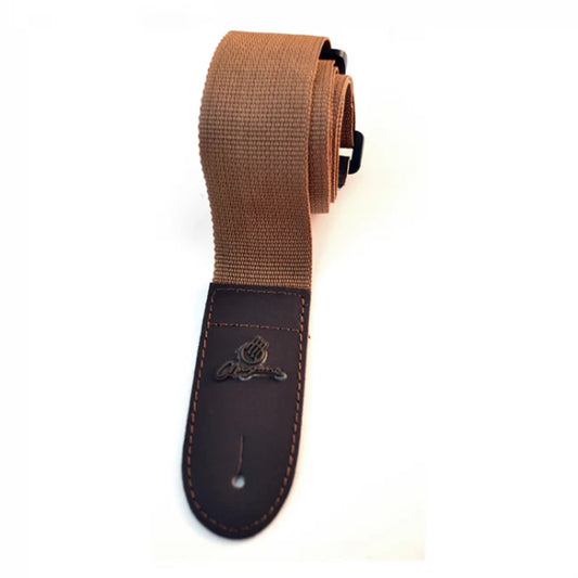 MAGMA MP10 | Correa Guitarra Eléctrica Polipropileno, Leather Lock Beige