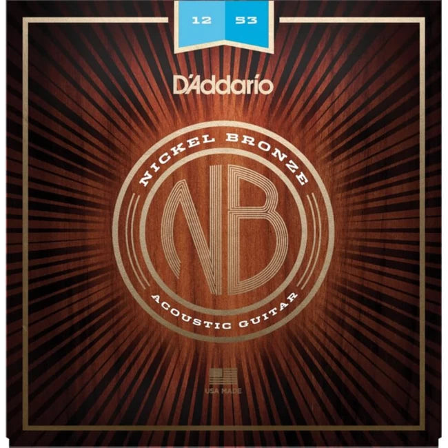 DADDARIO NB1253 | Cuerdas Guitarra Acustica Nickel Bronce Regular Light 012-053