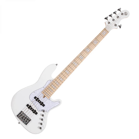CORT NJS5-WHT | Bajo eléctrico de 5 cuerdas Elrick e-volution Bass